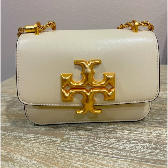 Tory Burch Handbags - Tory burch Eleanor small convertible shoulder bag Cream